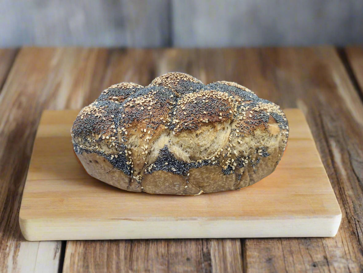 Light Spelt Braided Sourdough Challah