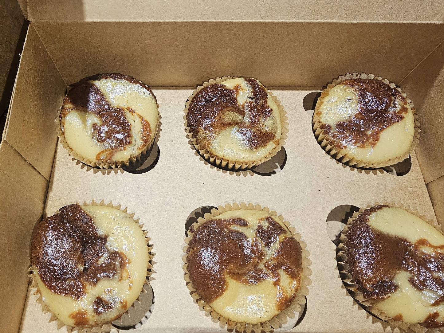 ) Spelt Chocolate Cheese Sourdough Muffins